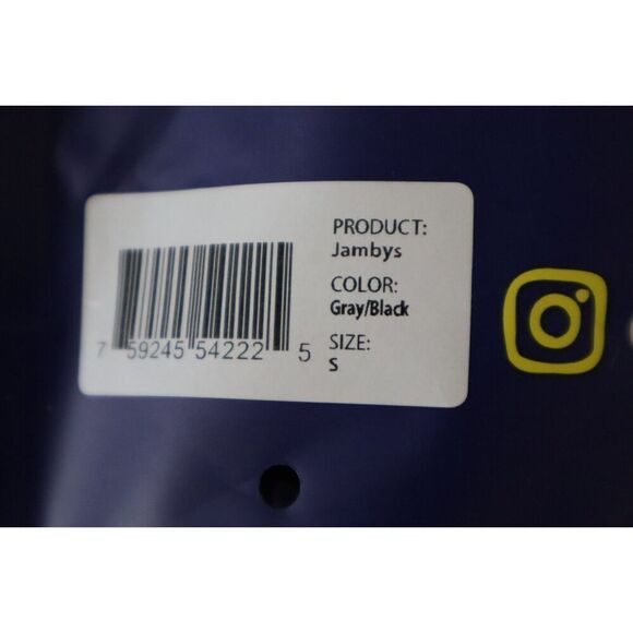 Jambys Unisex Sz Small Gray/Black Soft Breathable Boxer Shorts w/Pockets - Picture 10 of 10